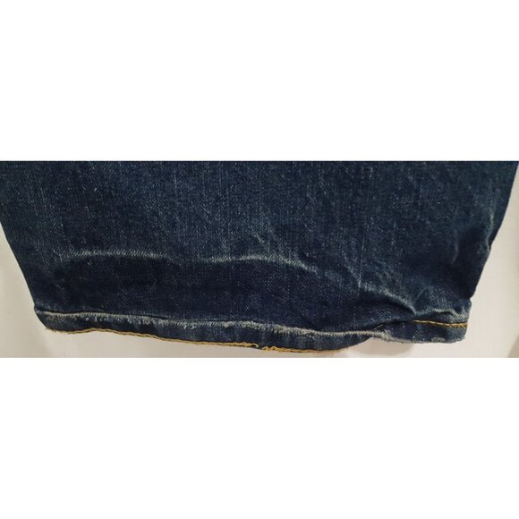 Aeropostale Mens Jeans Slim Boot Destroyed Distressed Tag 33/34 Fit 34 X 33 - Picture 8 of 11